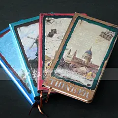 梦回欧情 复古油画彩页日记本 欧式笔记本 旅行随身记事本子 180g
