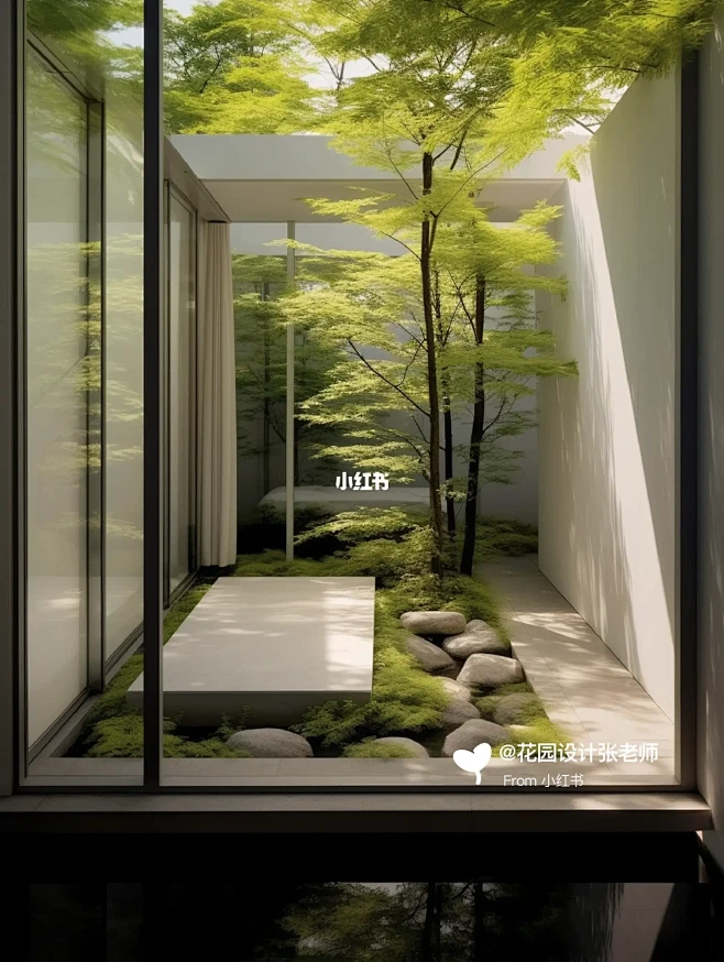 花园设计灵感|极简现代花园-花瓣网