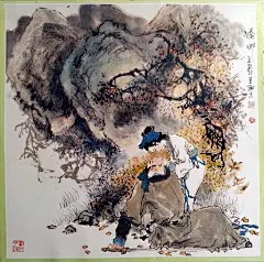 【有图共赏】戴敦邦彩绘聊斋人物图（1987年挂历画全图）