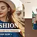 时尚黑色星期五服装女装跨境电商海报banner