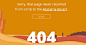 欢迎入坑！现代404页面设计趋势分析与案例