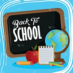 重返校园,季节,贺卡,可爱的,传统,铅笔,儿童,地球形,纸