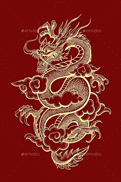 ↗冬瓜先森︶采集到龙螭纹