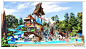 WaterPark concept works 01, Yulin Li