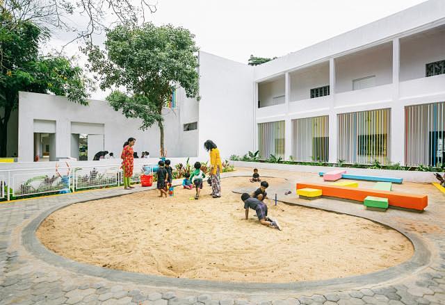 印度儿童活动室外空间 - 儿童空间 - ...