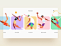 Olympic Sports Website : What if Tokyo 2020's new website could look and feel something like this? We wanted to bring the dynamism and energy of the sports to life so we thought it’ll be fun to see how a continuous animati...