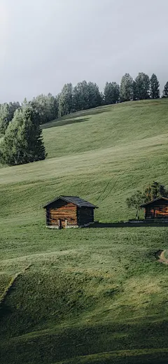 木屋 风景 手机壁纸
