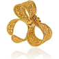 Arabel Lebrusan Filigree Bow Ring@北坤人素材