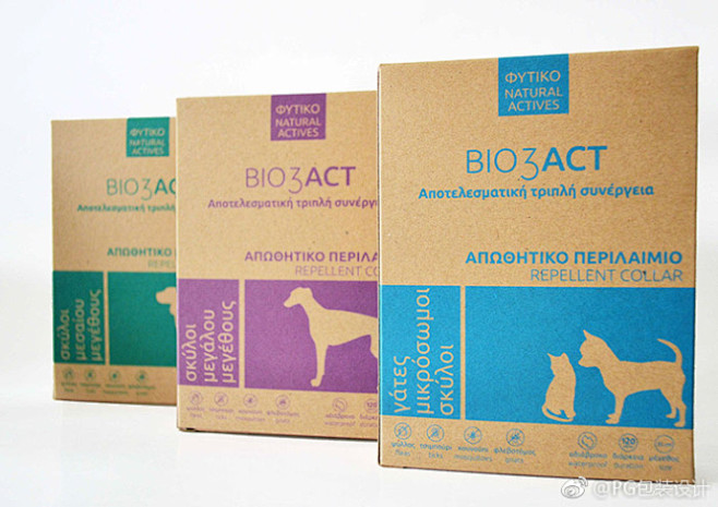 希腊Bio3Act宠物用驱蚊产品包装设计...
