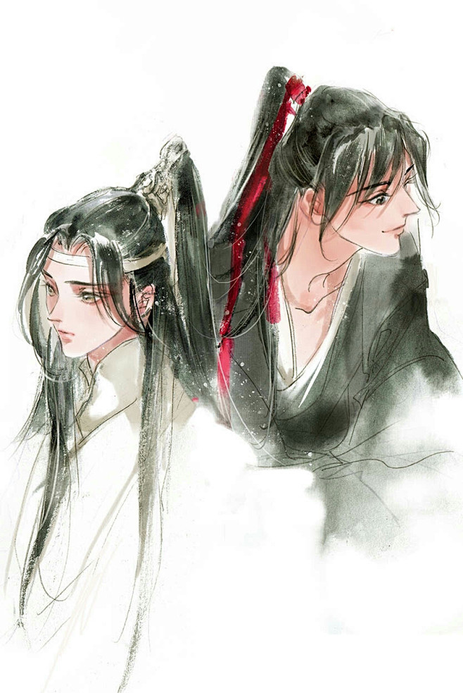 画师：九条轮 // 魔道祖师 忘羡