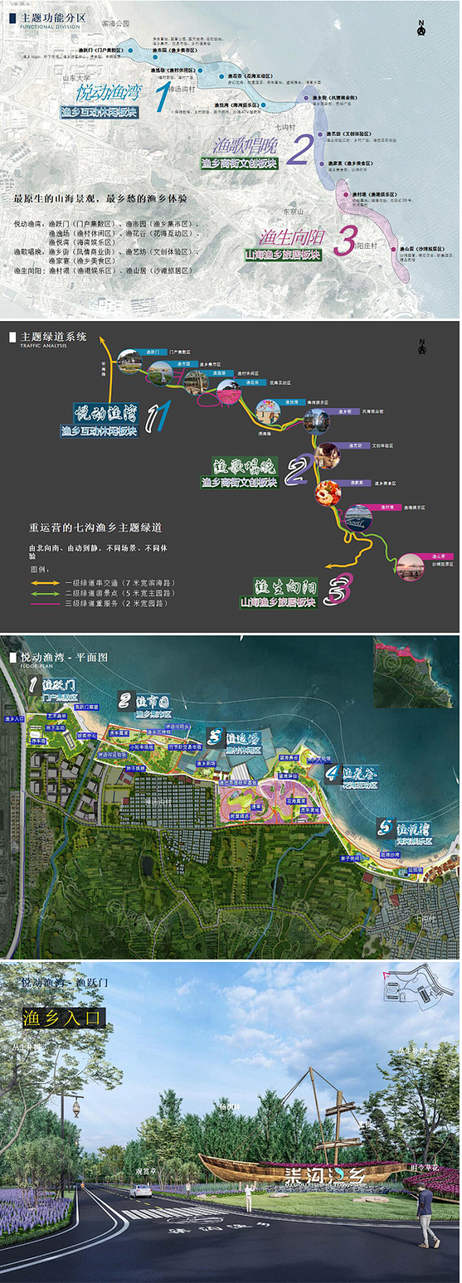 2023沿海岸线观光公园景观文本青岛蓝谷...