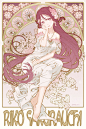 迷人的流畅曲线。穆夏风格的插画特辑 : 阿尔丰斯·穆夏是1800年代后半活跃于巴黎的画家。他是用细腻的曲线描绘花草等植物主题的装饰的新艺术运动的代表，创作出了众多在这些装饰下如女神般美丽动人的女性的海报和画作。pixiv上也有很多用穆夏的画风绘制的插画作品。这次，就为大家送上穆夏...