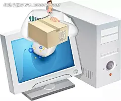 电脑快递男韩国矢量人物插画AI|绘画设计|角色|卡通人物|卡通人物图片|漫画人物|人物插画|人物素材|人物图片|矢量人物|矢量图|手绘人物|水彩|西装男
