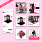 Fashion sale instagram post template Premium Psd