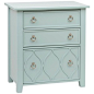 Slate Blue Glam Accent Table