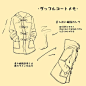 #绘画参考# 再一组服饰衣褶绘制参考
twi@tokiwata_soul ​​​​