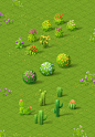 Flora floral sprites gardenscapes homescapes Isometric isometricplants props sprites Texas village isometric texasvillage