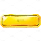 矢量金色按钮免抠元素