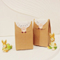 【小白家】出口韩国蕾丝挖口手提纸袋情人节礼物烘焙礼品包装袋 S