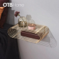 OTB 丹麦AYTM金属置物架墙上书架收纳家居软装饰床头创意样板房间