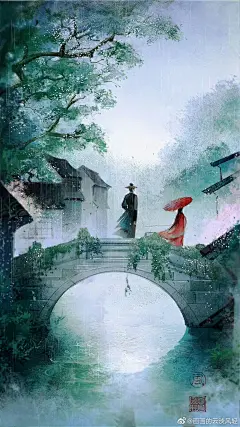治愈系古风山水人物系... - @嘿你的壁纸表情包的微博 - 微博