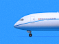 Airliner window sandor side fly airliner aircraft air bluesky sky plane airplane illustration