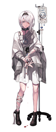 虚小白采集到立绘(Black Survival)