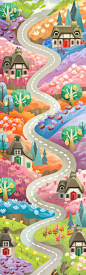the art of mary shu :     JUICE JAM map environment art   I had the gracious opportunity to set the style for a game, and I went a more graphic/shape-based route ...