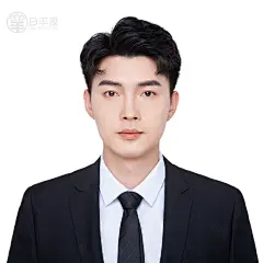 可乐mm的化妆造型作品《男士证件照》
