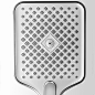 What is Included Style: Modern Shape: Rectangle Finish: Silver Black Grey Material: Plastic Shower Head Type: Handheld Shower Head Installation Type: Wall Mounted Weights & Dimensions Overall Length - Top to Bottom: 10" (26.1 cm) Head Length - To