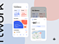 Financing App Volume 7 | Daily UI craftwork app ui ux uidesign finance financing colors clean minimal banking wallet ios product marketing