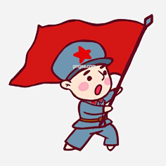 com.ixintu.com采集欣欣猪采集到儿童画卡通小红军ixintu.