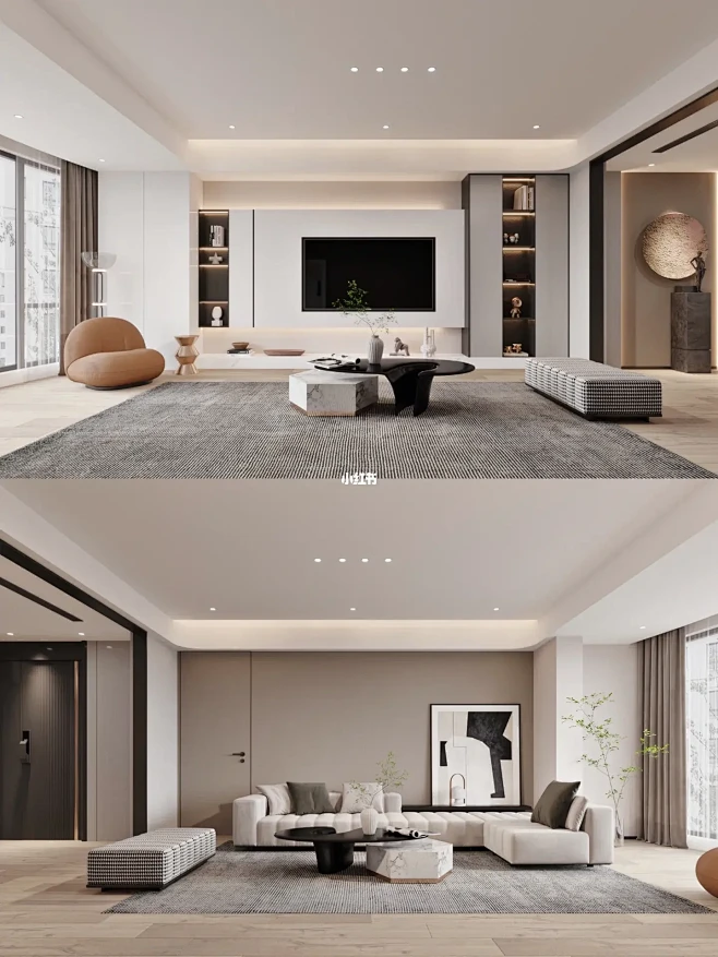 139m²简约大气现代设计 当代奢居 闲悦和融