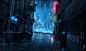 Michael Akimov artwork cityscapes cyberpunk fantasy art wallpaper (#1922405) / Wallbase.cc