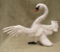 Needle Felted Swan - ready to ship, made by Noelle Stiles