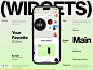 Widgets by Slava Kornilov for Geex Arts on Dribbble