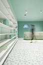 Medly Retail Pharmacy Design : Retail Pharmacy Design for Medly, a neighborhood RX Pharmacy in New York. The agency designed a playful and elegant store that stands out against the competition while complementing the brand App.