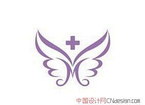 翅膀蝴蝶M 标志设计欣赏 logo设计欣...