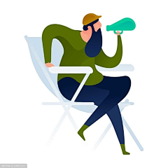 啊白白呀采集到人物插画参考