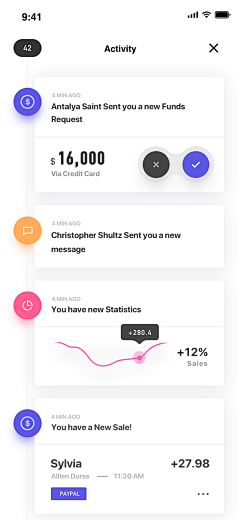 一枚刊阔子采集到app设计（UI）
