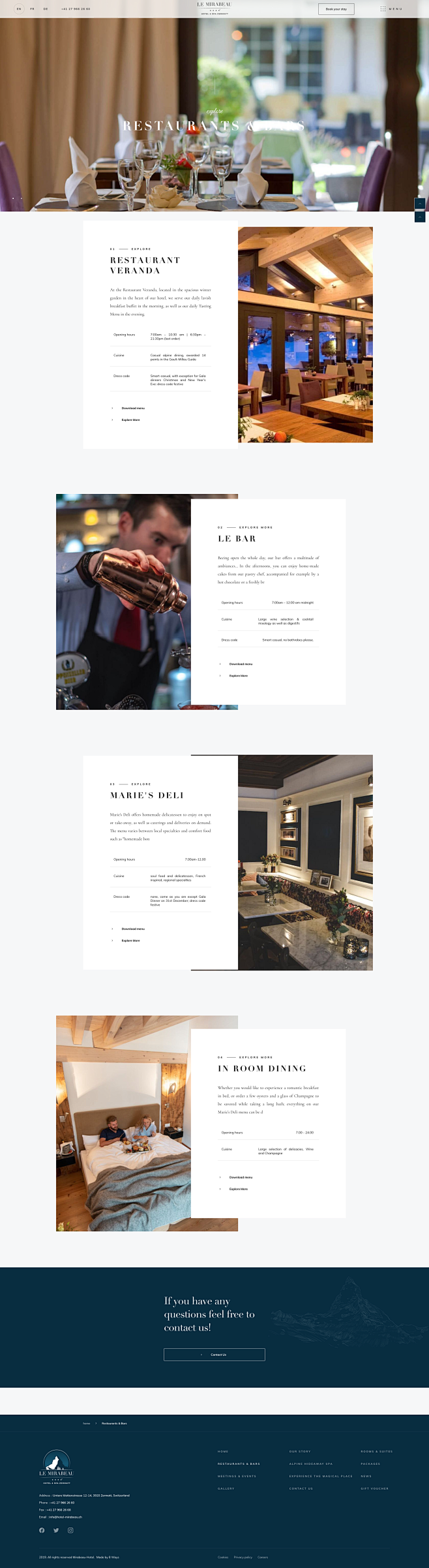 Restaurants & Bars :...