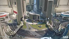 Halo 5 Gateway Interior Cinematic Space, Alex Senechal : Area I designed for Halo 5: Guardians using all tiling textures. Its a cinematic space on the forerunner planet so less work was put into the extremities of the area as I only had 5 days.  I made it
