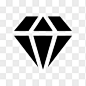 钻石png图标元素➤来自 PNG搜索网 pngss.com 免费免扣png素材下载！钻石,黑色,钻,砖石#