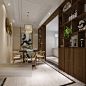 中式风室内设计整体装修模型 新中式古典客厅餐厅卧室3dmax模型库-淘宝网