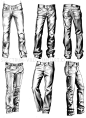 Clothing Study: Jeans by Spectrum-VII.deviantart.com on @deviantART