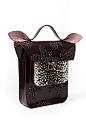 Moooooo : The assignment was to create a hand-stitched satchel bag that was modern, edgy, and contained at least 30% surface embellishment. And I had decided "cow" as my theme that I have been always interested on, because my dad is a cow in Chi