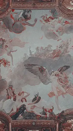 油画风的壁纸真是太爱了 - 堆糖