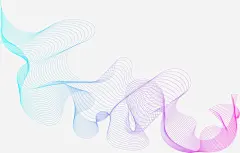 手绘数码光效彩色线条插画装饰矢量图免抠素材_元小素 https://iipng.com 商务背景光效 数码光效 极光 粒子光效 线条 高科技光线线条背景 矢量图