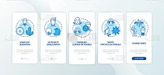 带有概念的手机应用页面屏幕上出现咽炎症状