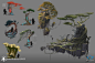 Trees Vis Dev - Shardbound , David Alvarez : Hi guys,
Here is explorations for Shardbound's trees, concepts arround energy stones that's corrupting the plants growing around it and twisting them into unnatural shapes.  this energy change the gravity.
Chee